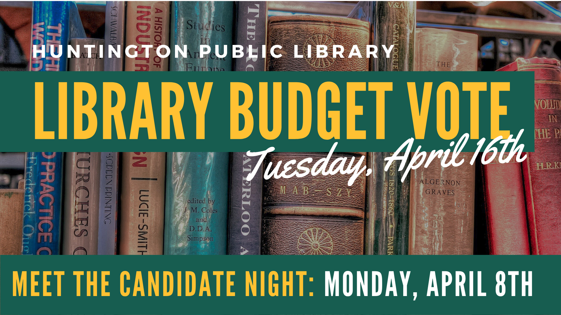 Library Budget Vote + Meet the Candidates Night